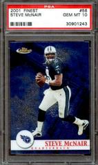 Steve McNair #56 Football Cards 2001 Topps Finest Prices