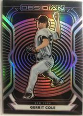 Gerrit Cole [Electric Etch Red] #30 Baseball Cards 2021 Panini Chronicles Obsidian Prices