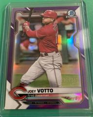 Joey Votto [Purple Refractor] #2 Baseball Cards 2021 Bowman Chrome Prices
