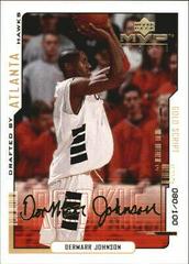Dermarr Johnson [Gold Script] Basketball Cards 2000 Upper Deck MVP Prices
