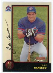 Jose Canseco [Refractor] Baseball Cards 1998 Bowman Chrome Prices