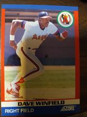 Dave Winfield #66 Baseball Cards 1991 Score Superstars Prices