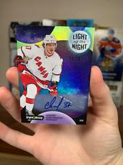 Andrei Svechnikov [Green Autograph] #LN-AS Hockey Cards 2022 Upper Deck Synergy Light Up The Night Prices