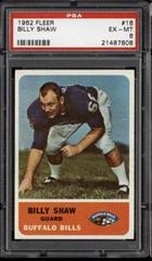 Billy Shaw Football Cards 1962 Fleer Prices