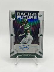 Ahmad 'Sauce' Gardner #BFS-AG Football Cards 2023 Panini Donruss Elite Back to the Future Signatures Prices