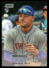 Michael Conforto [Sunglasses] #272 Baseball Cards 2016 Stadium Club Prices