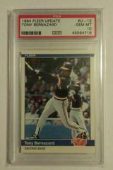 Tony Bernazard Baseball Cards 1984 Fleer Update Prices