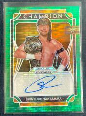 Shinsuke Nakamura [Green Pulsar Prizm] Wrestling Cards 2022 Panini Prizm WWE Champion Signatures Prices