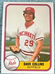 Dave Collins #201 Baseball Cards 1981 Fleer Prices