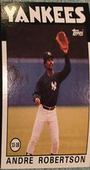 Andre Robertson #738 Baseball Cards 1986 Topps Prices