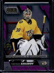 Yaroslav Askarov [Matte Pink] #P-YA Hockey Cards 2023 O-Pee-Chee Platinum Preview Prices