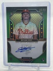 Bryson Stott [Emerald] #RA-STOT Baseball Cards 2022 Topps Triple Threads Rookie Autographs Prices