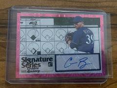 Corbin Burnes [Pink Firework] #SS-CB Baseball Cards 2019 Panini Donruss Signature Series Prices