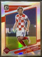 Luka Modric [Optic Holo] Soccer Cards 2021 Panini Donruss Road to Qatar Prices