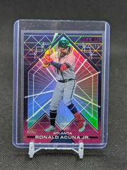 Ronald Acuna Jr. [Red] #18 Baseball Cards 2022 Panini Chronicles Recon Prices