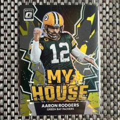 Aaron Rodgers [Gold] #MH-5 Football Cards 2022 Panini Donruss Optic My House Prices