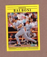 Steve Balboni #656 Baseball Cards 1991 Fleer Prices