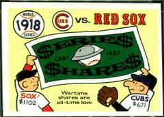 1918 Red Sox, Cubs #15 Baseball Cards 1970 Fleer World Series Blue Back Prices