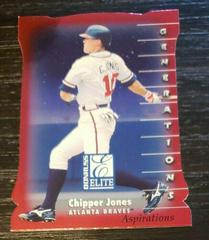 Chipper Jones [Aspirations] #124 Baseball Cards 1998 Donruss Elite Prices