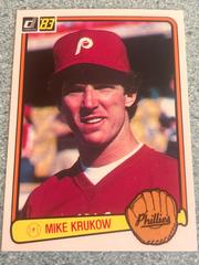 Mike Krukow #119 Baseball Cards 1983 Donruss Prices