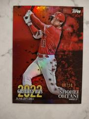 Shohei Ohtani [Red] #22GH-16 Baseball Cards 2023 Topps 2022 Greatest Hits Prices