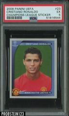 Cristiano Ronaldo Soccer Cards 2008 Panini UEFA Champions League Sticker Prices
