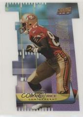 Jerry Rice [Luminescent] #T3C Football Cards 1999 Stadium Club 3x3 Prices