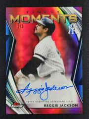 Reggie Jackson [Red Refractor] #FMA-RJ Baseball Cards 2021 Topps Finest Moments Autographs Prices