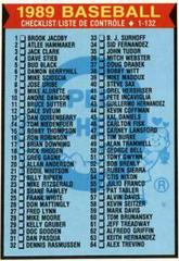 Checklist 1-132 Baseball Cards 1989 O Pee Chee Prices