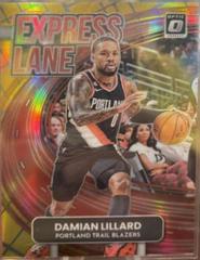 Damian Lillard [Gold] #12 Basketball Cards 2022 Panini Donruss Optic Express Lane Prices