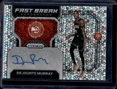 Dejounte Murray #FB-DMH Basketball Cards 2022 Panini Prizm Fast Break Autographs Prices