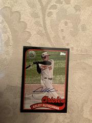 Adley Rutschman [Black] Baseball Cards 2024 Topps 1989 Autograph Prices