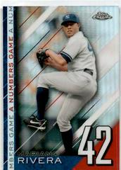 Mariano Rivera Baseball Cards 2020 Topps Chrome Update Numbers Game Prices