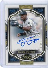 Frank Thomas Baseball Cards 2023 Topps Tier One Next Level Autographs Prices