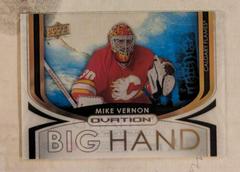 Mike Vernon Hockey Cards 2021 Upper Deck Ovation Big Hand Prices