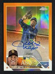 Juan Soto [Orange] #ASGA-JSO Baseball Cards 2023 Topps Chrome Update All Star Game Autographs Prices