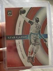 LeBron James [Red] Basketball Cards 2021 Panini Donruss Optic Star Gazing Prices