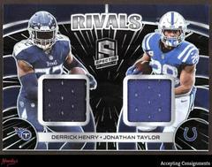 Derrick Henry / Jonathan Taylor [Hyper] #5 Football Cards 2023 Panini Spectra Rivals Prices