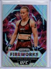 Valentina Shevchenko [Silver] #5 Ufc Cards 2021 Panini Prizm UFC Fireworks Prices