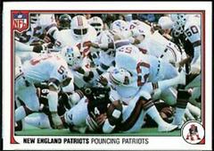 N.E. Patriots [Pouncing Patriots] #34 Football Cards 1983 Fleer Team Action Prices