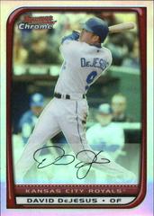 David DeJesus [Refractor] #2 Baseball Cards 2008 Bowman Chrome Prices