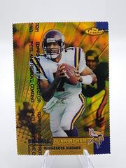 Randall Cunningham [Gold Refractor w/ Coating] #8 Football Cards 1999 Topps Finest Prices