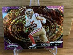 George Kittle [Purple Power] #F-22 Football Cards 2023 Panini Prizm Fireworks Prices
