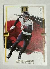 Drake London [Gold] Football Cards 2023 Panini Impeccable Prices
