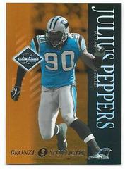 Julius Peppers [Bronze Spotlight] Football Cards 2003 Leaf Limited Prices