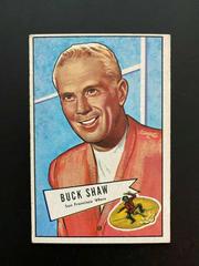 Buck Shaw Football Cards 1952 Bowman Large Prices