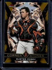 Buster Posey [Gold Refractor] #FC-BP Baseball Cards 2018 Topps Finest Cornerstones Prices