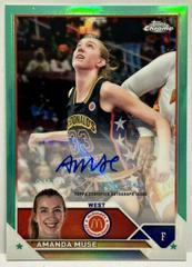 Amanda Muse [Aqua] #CA-AM Basketball Cards 2023 Topps Chrome McDonald's All American Autographs Prices