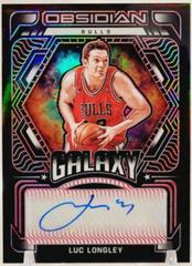 Luc Longley [Red] Basketball Cards 2021 Panini Obsidian Galaxy Autographs Prices