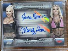 Dana Brooke, Mandy Rose [Blue] Wrestling Cards 2021 Topps WWE Undisputed Dual Autographs Prices